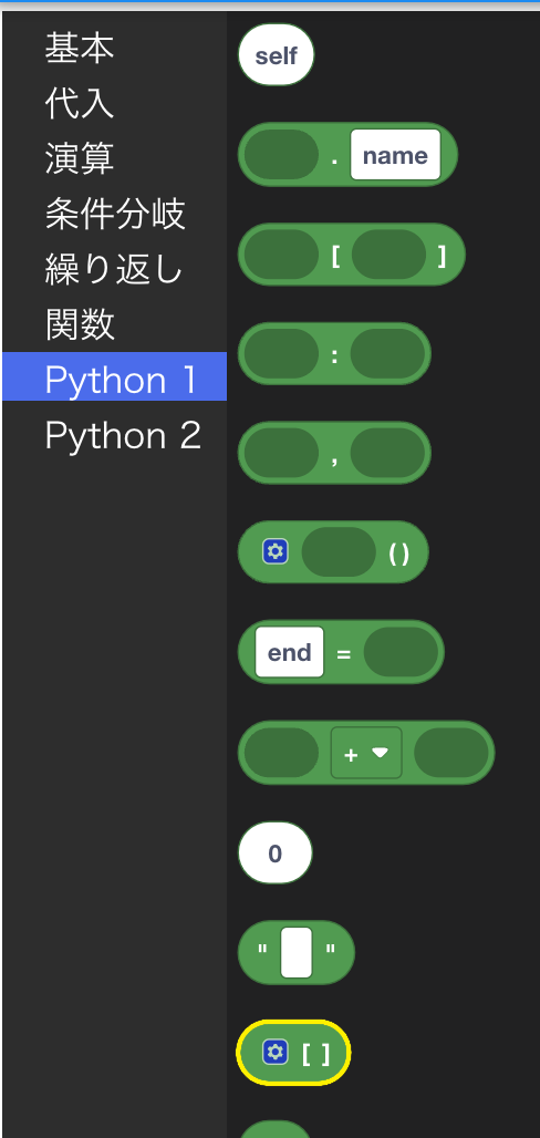 リストブロック